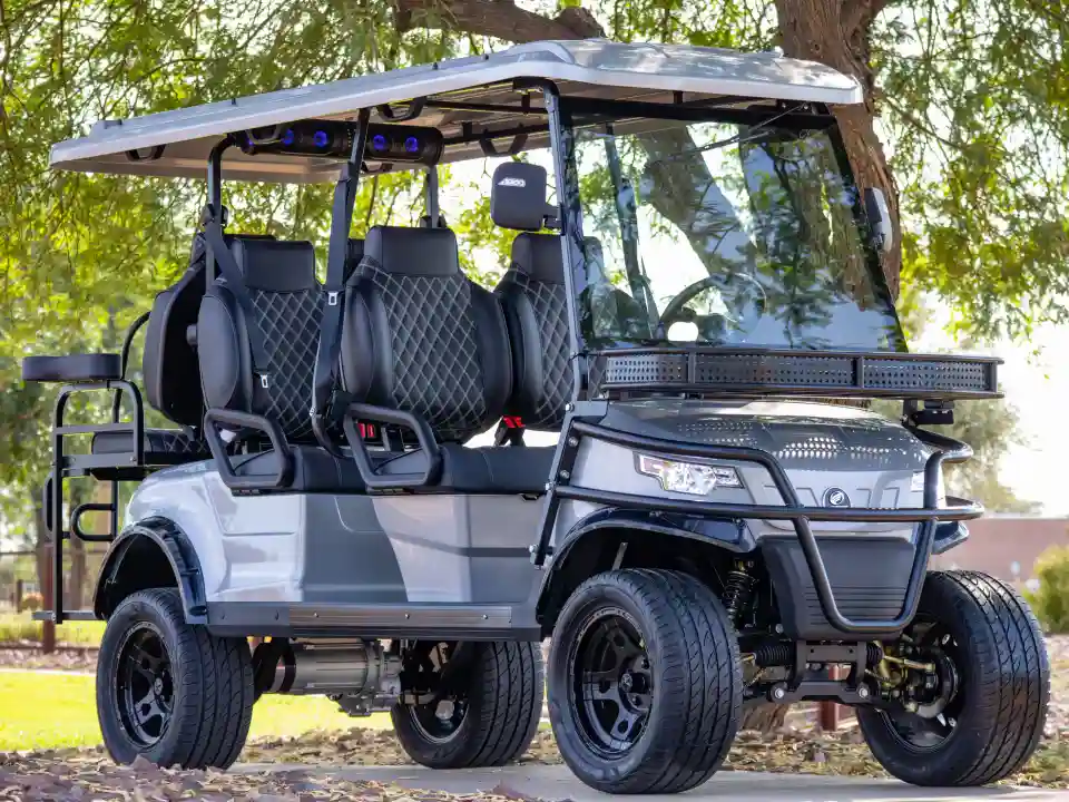 epic golf cart e60l silver 69