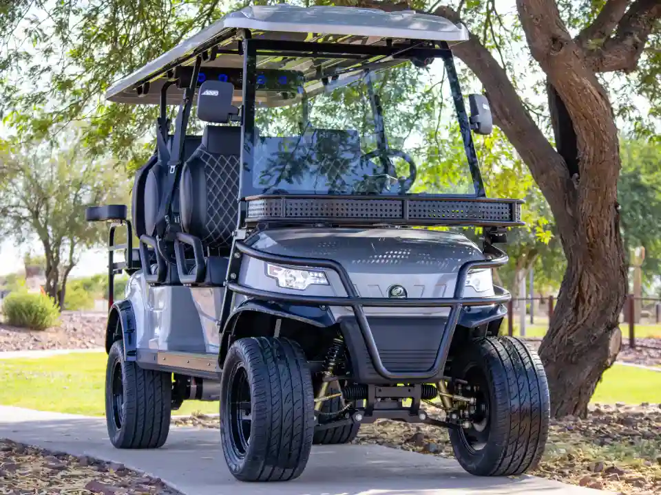 epic golf cart e60l silver 72
