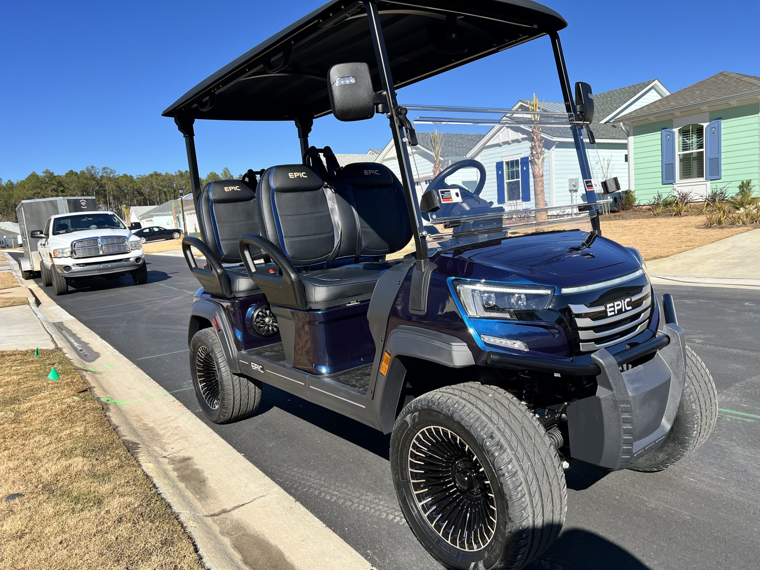 Epic E40 FX Golf Cart – New High-Performance Model from Icon Golf Cars