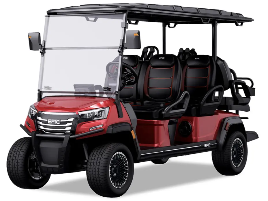 epic carts golf cart fx60 cherry