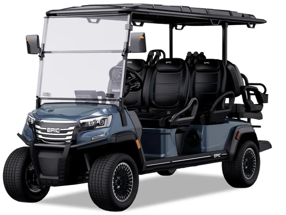 epic carts golf cart fx60 midnight
