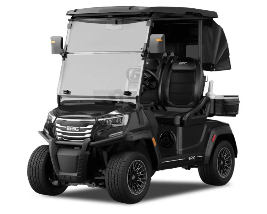 epic carts golf carts fx20 black