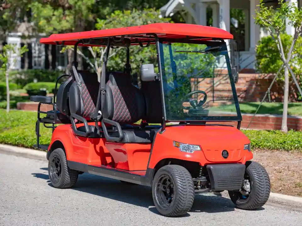 epic golf cart e60 red (11) (1)