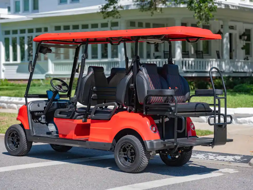 epic golf cart e60 red (7)