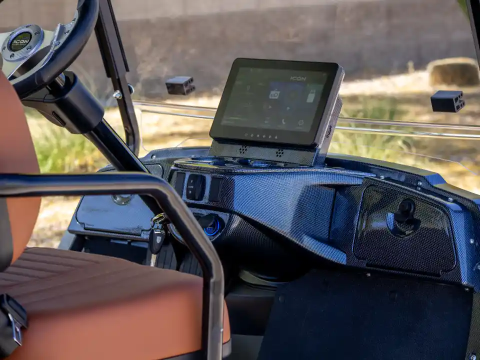 icon golf cart i60 raven black 012