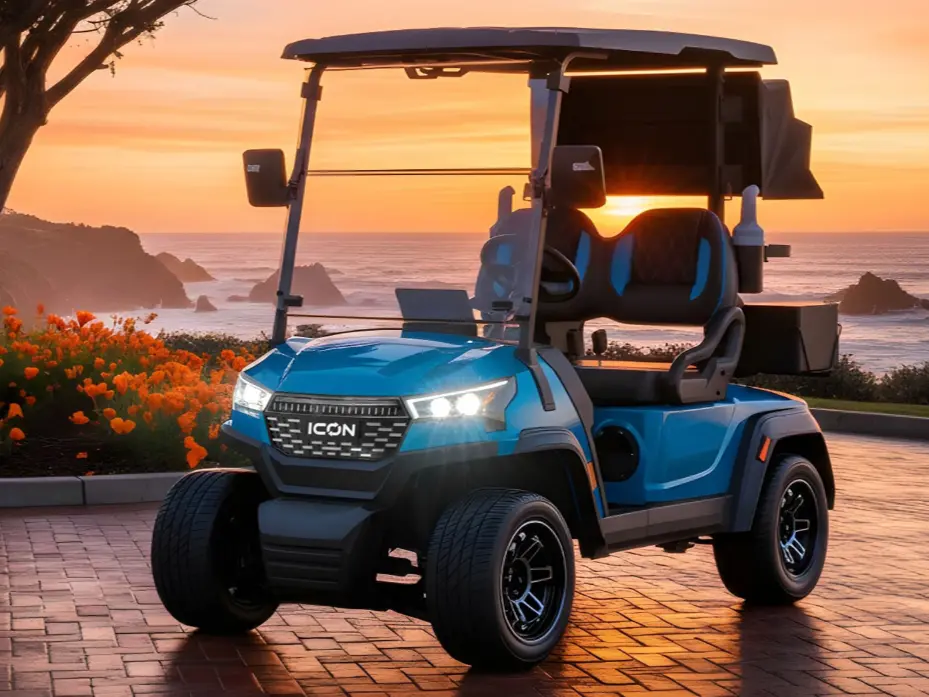 icon i20x golf cart caribbean blue