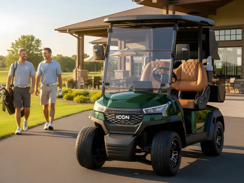 icon i20x golf cart forest green