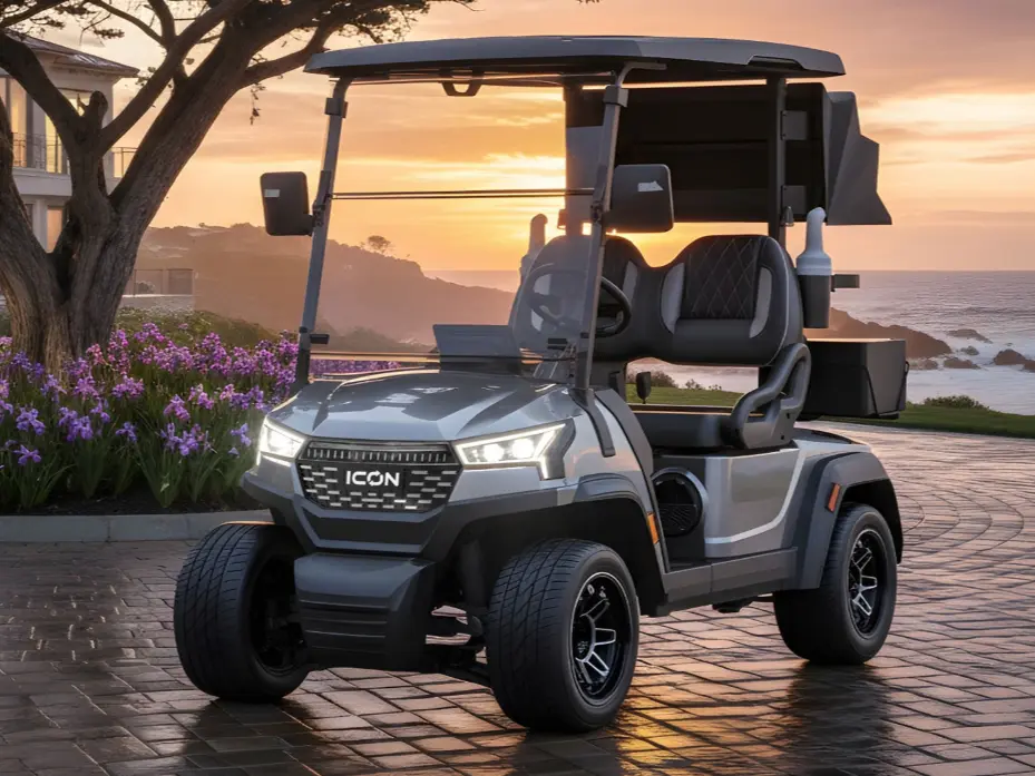 icon i20x golf cart silver