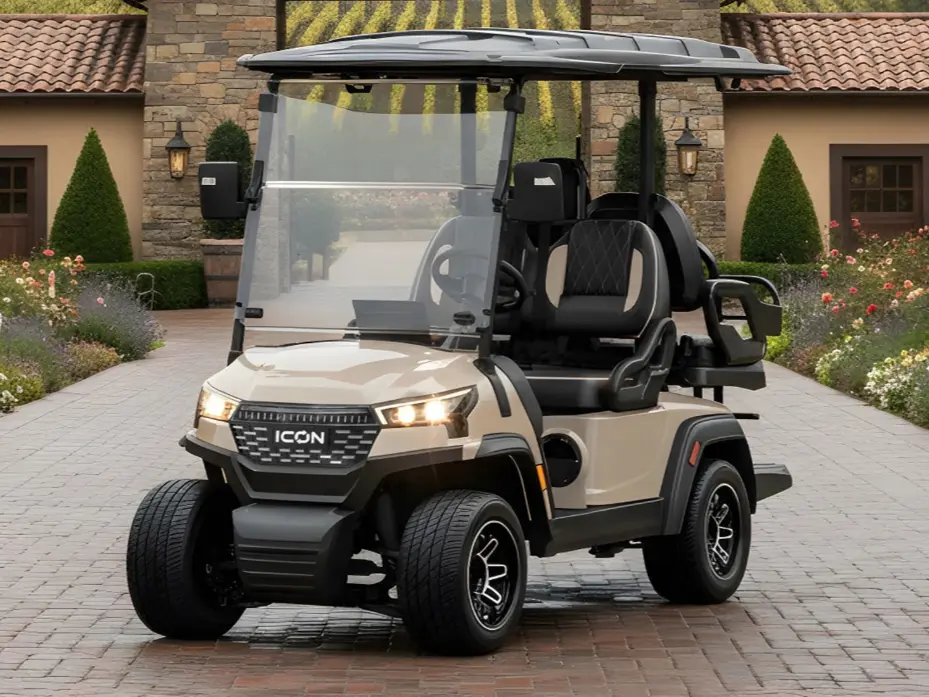 icon i40x golf cart champagne