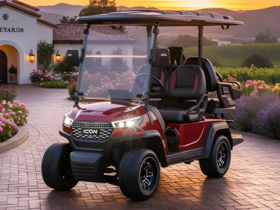 icon i40x golf cart sangria