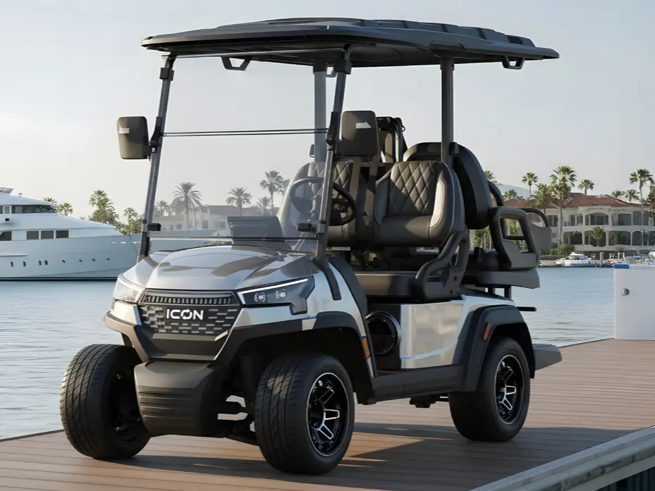 icon i40x golf cart silver