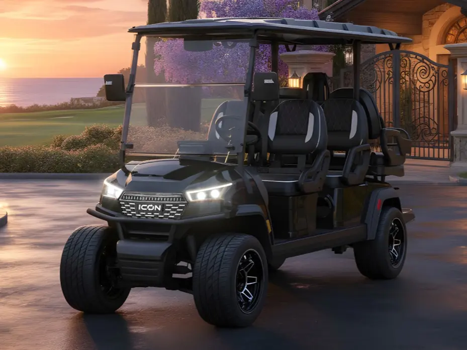 icon i60x golf cart black 6