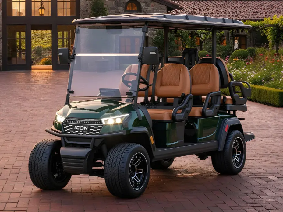 icon i60x golf cart forest green 4