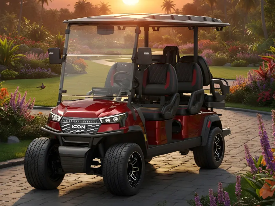 icon i60x golf cart sangria 16